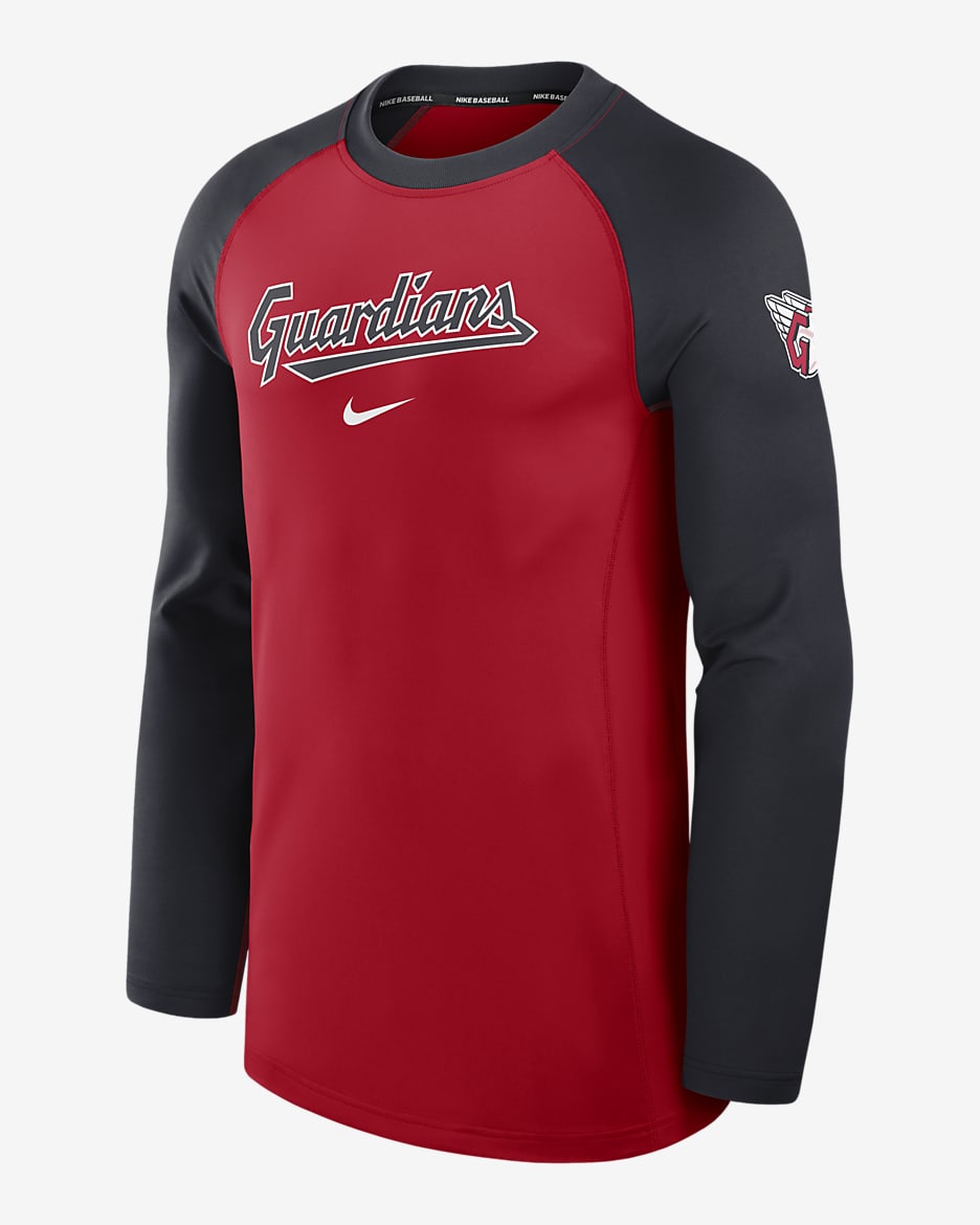 Cleveland Guardians Authentic Collection Game Time Men s Nike Dri FIT MLB Long Sleeve T Shirt. Nike